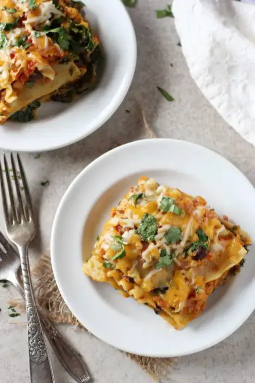 Sweet Potato and Kale Lasagna Cupcakes