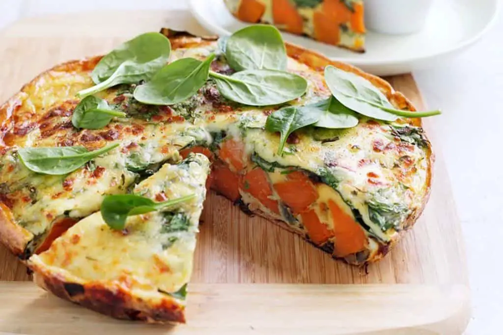Sweet Potato and Spinach Frittata