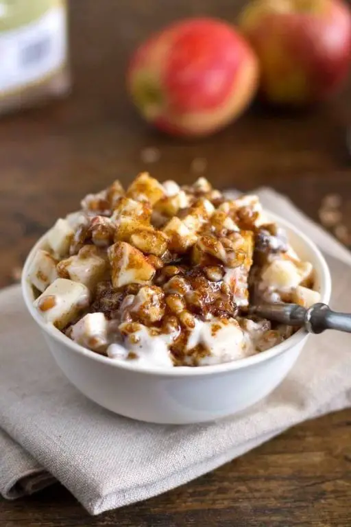 Sweet Wheat Berry Cinnamon Apple Bake