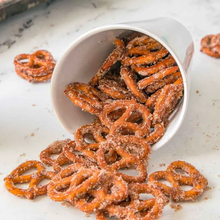 Sweet and Salty Air Fryer Cinnamon Sugar Pretzels