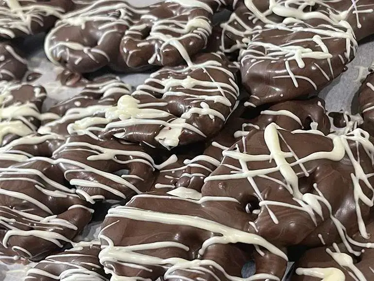 Sweet and Salty Cannabutter Pretzels