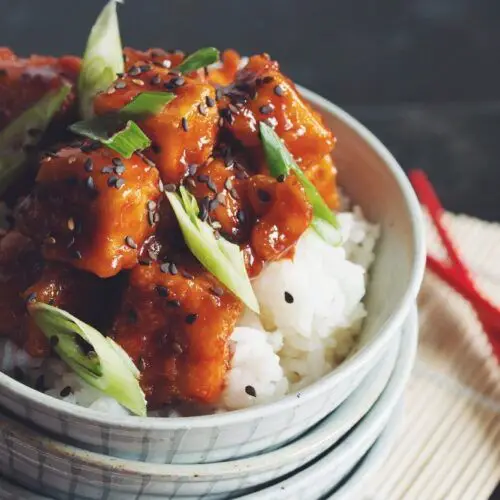Sweet and Sour Crispy Tofu