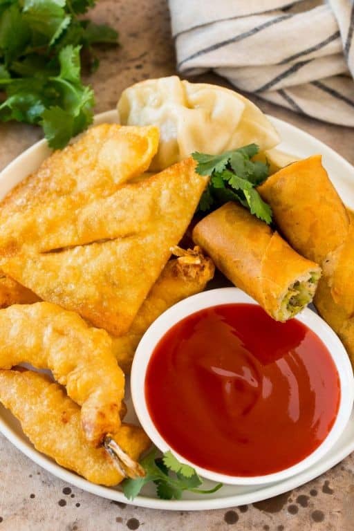 Sweet and Sour Pineapple Egg Rolls