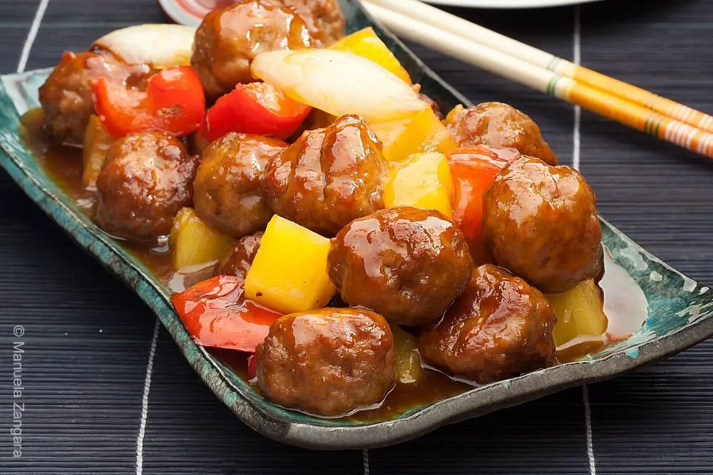 Sweet and Sour Pork Meatballs
