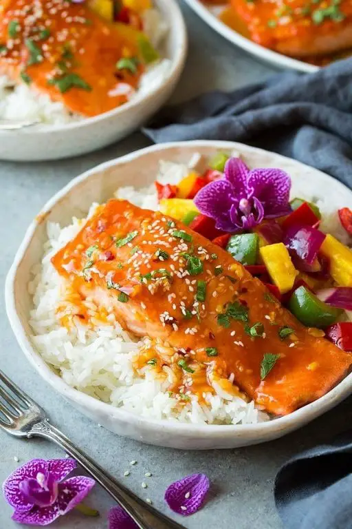 Sweet and Sour Salmon Glaze