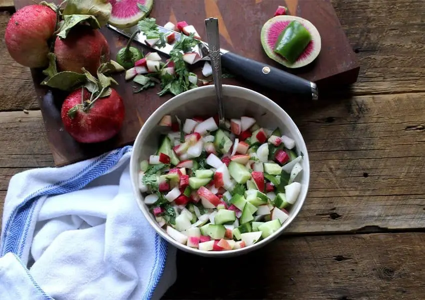 Sweet and Spicy Apple Salsa