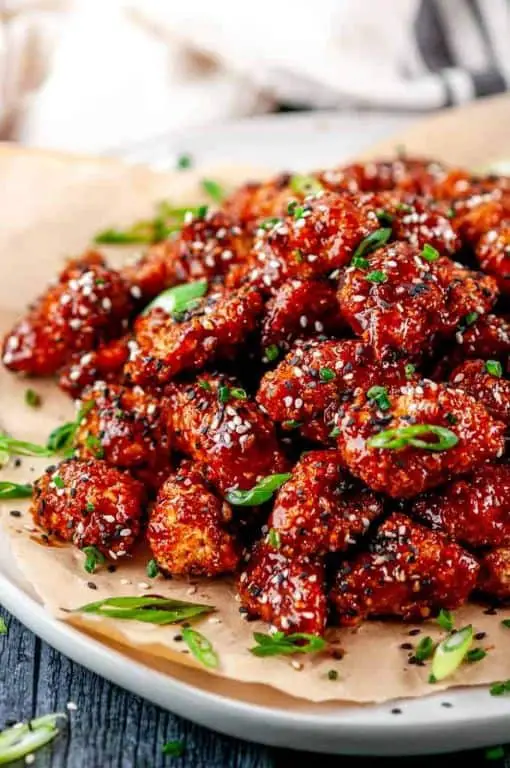 Sweet and Spicy Dragon Sauce Popcorn Chicken