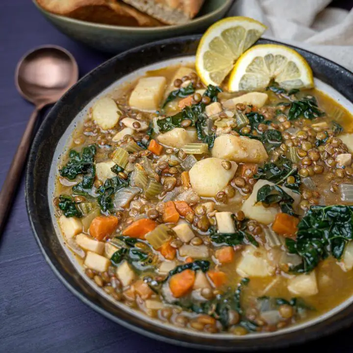 Syrian Lentil Soup with Lemon