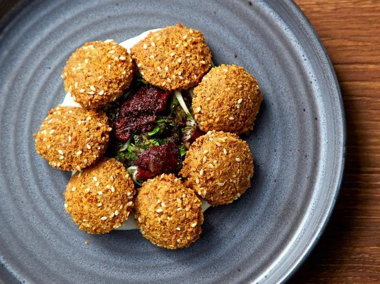 Syrian Style Falafel with Tahini Sauce