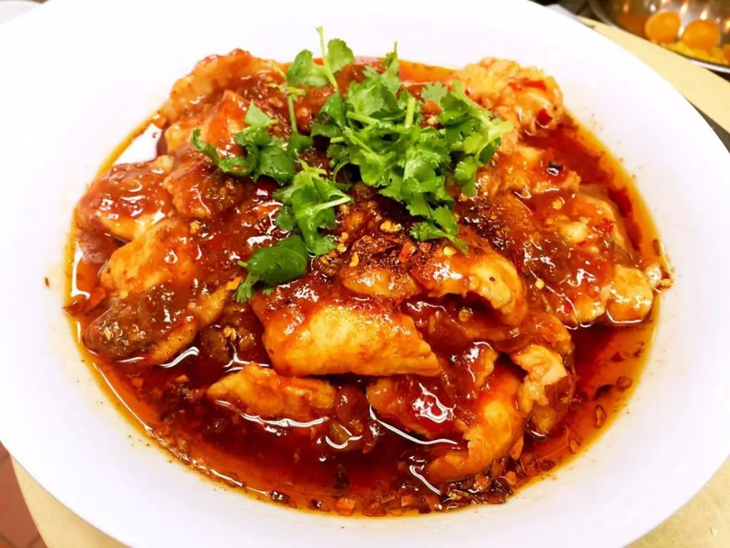 Szechuan Fish Fillet in Hot Chili Oil