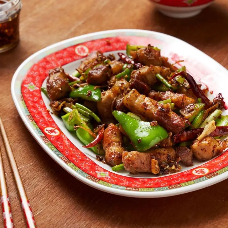 Szechuan Pork Belly with Chili Sauce