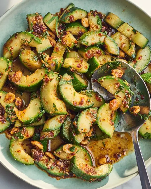 Szechuan Spicy Cucumber Salad