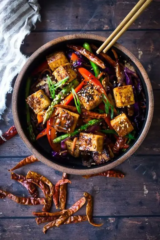 Szechuan Spicy Tofu Salad