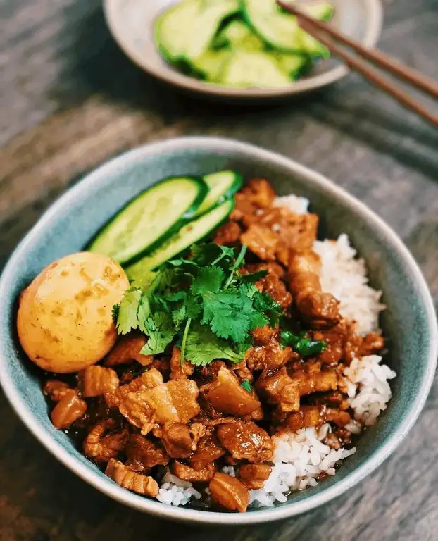 Taiwanese Pork Shoulder Rice Bowl