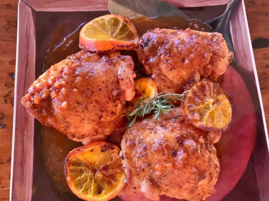 Tangerine Glazed Chicken
