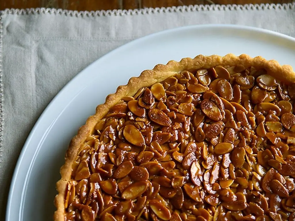 Tangerine and Almond Tart