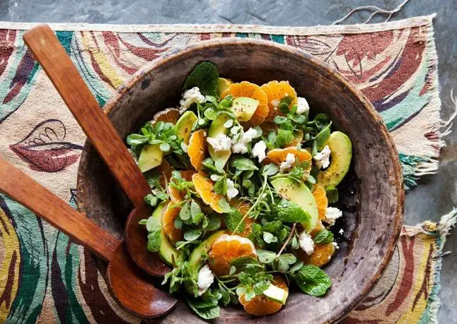 Tangerine and Avocado Salad