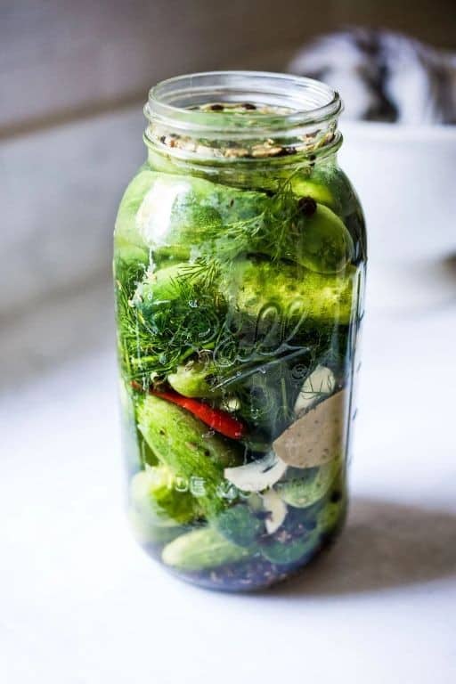 Tangy Fermented Pickles