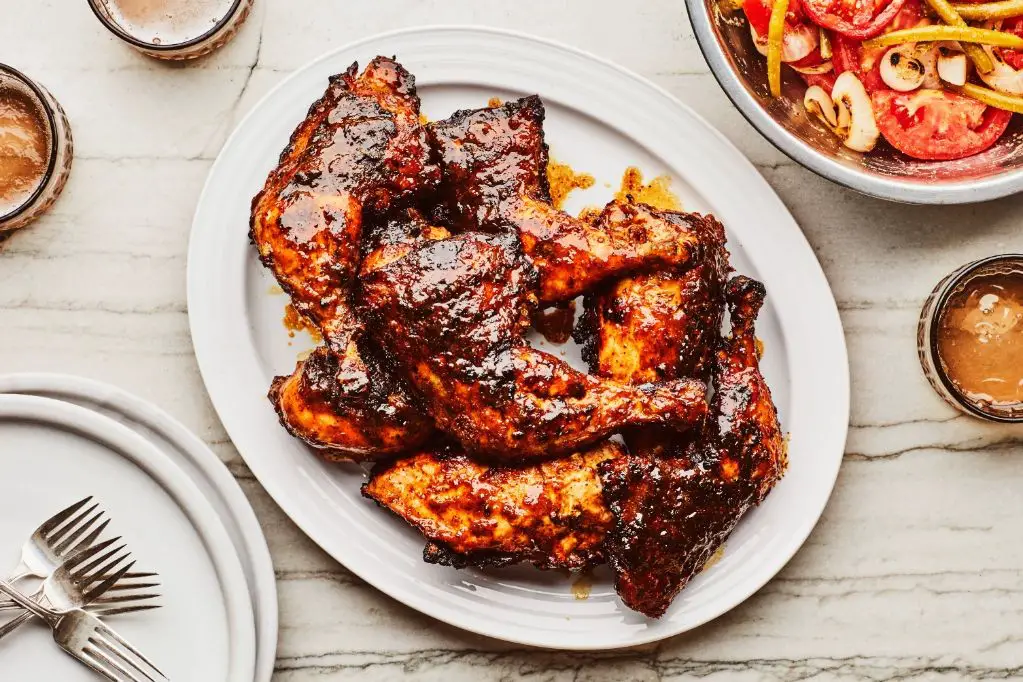 Tangy Mustard BBQ Grilled Chicken