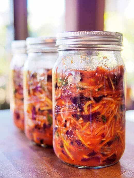 Tangy Purple Cabbage Kimchi