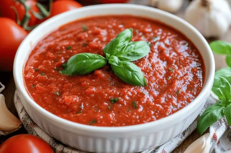 Tangy Tomato Gravy with Basil