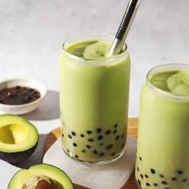 Tapioca Pearl Avocado Smoothie
