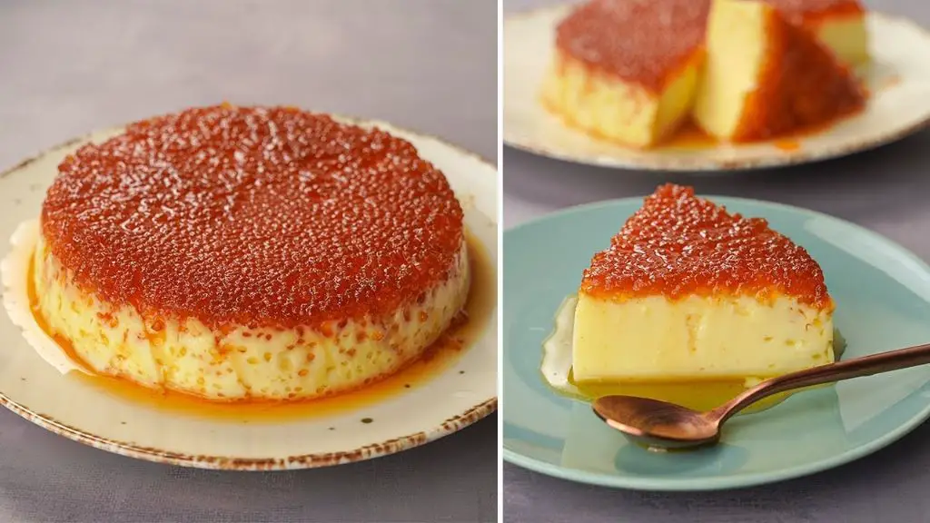 Tapioca Pearl Caramel Flan