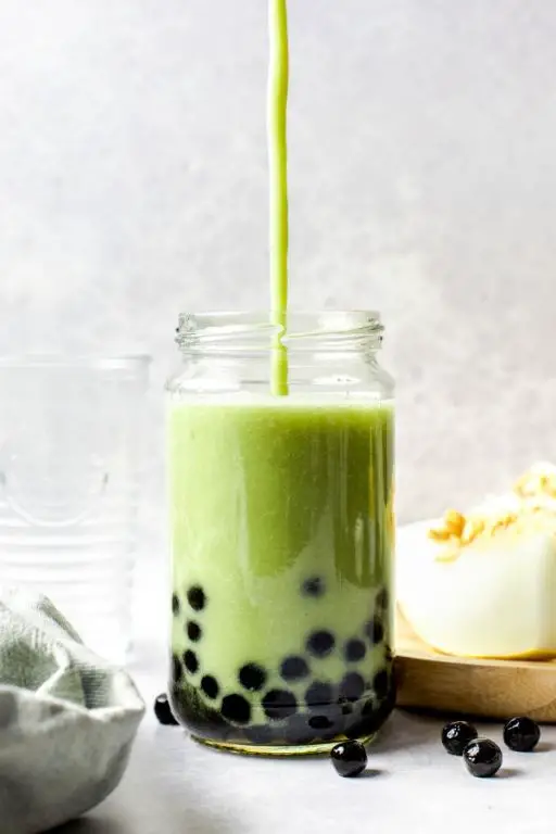 Tapioca Pearl Honeydew Melon Smoothie