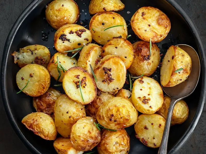 Tarragon and Garlic Roasted Potatoes