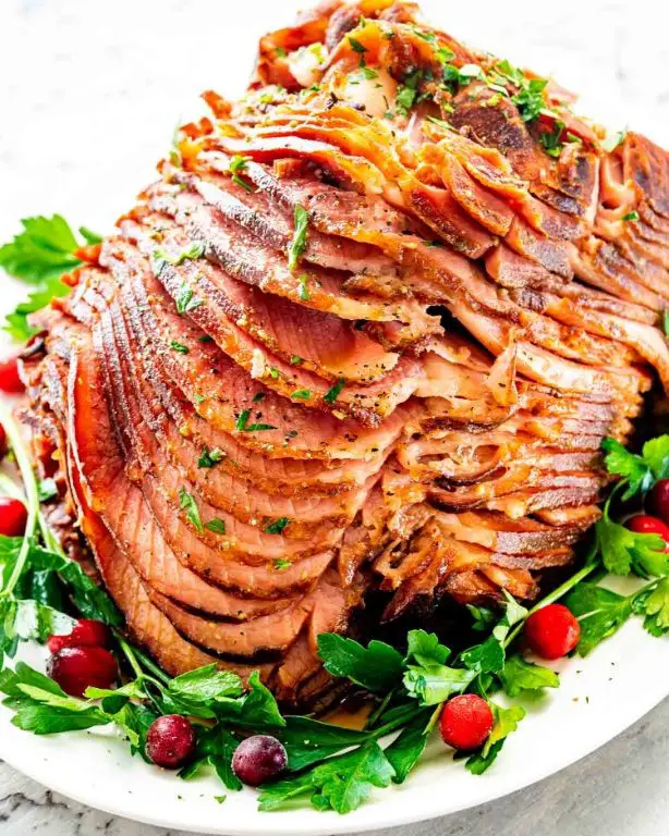 Tarragon and Honey Glazed Ham
