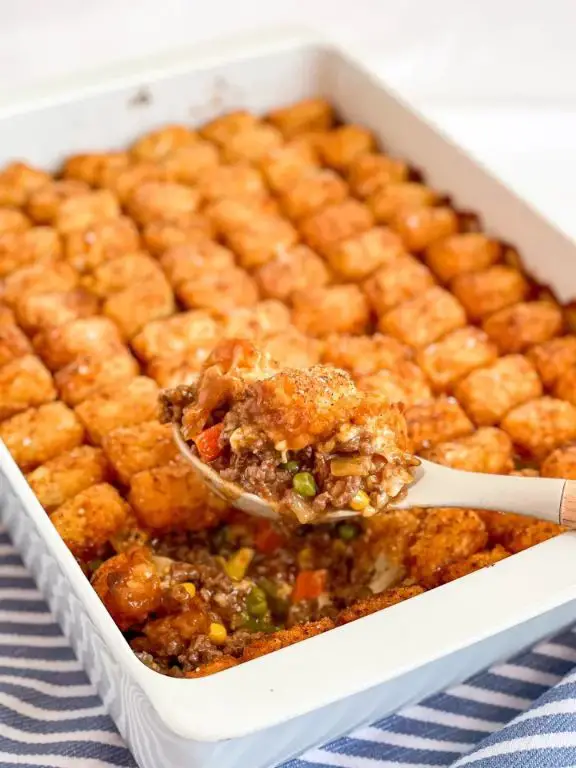 Tater Tot BBQ Casserole