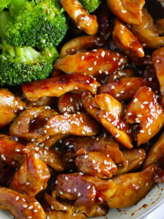 Teriyaki Glazed Chicken Cutlets with Sesame Seeds