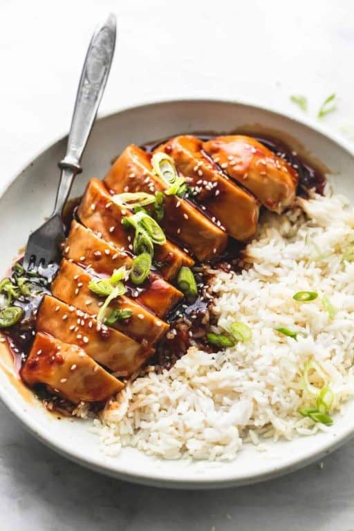 Teriyaki Glazed Chicken Cutlets