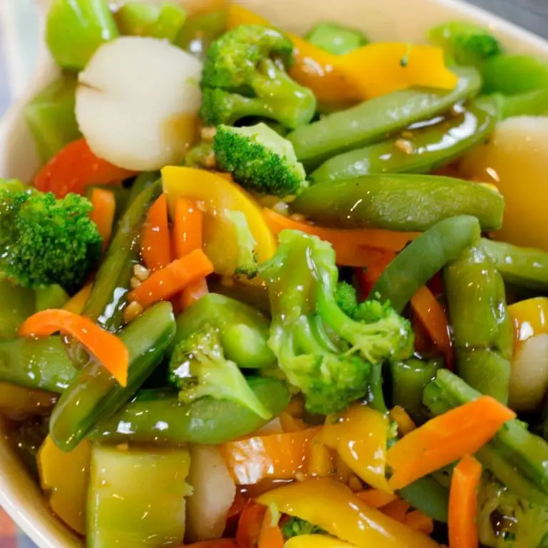 Teriyaki Glazed Mixed Vegetables