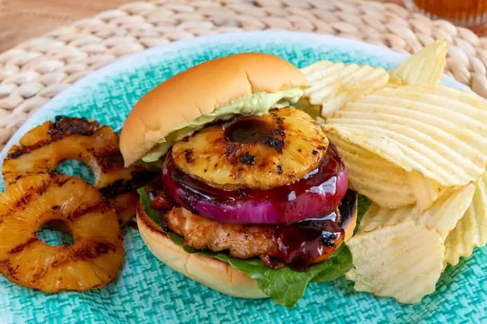 Teriyaki Pineapple Chicken Thigh Sandwich