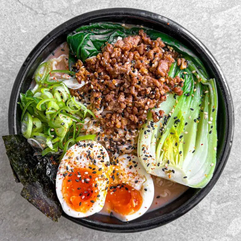 Teriyaki Pork Ramen with Mushrooms