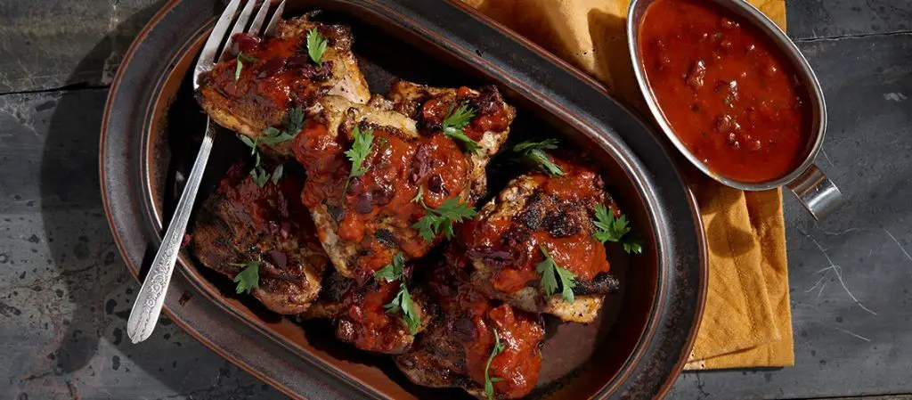 Texas Pete Chili Sauce Grilled Chicken