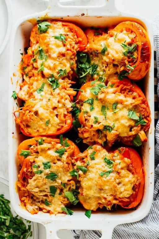 Texas Pete Chili Sauce Stuffed Peppers