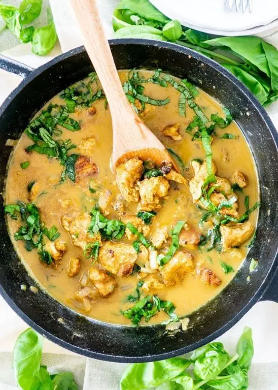 Thai Basil Coconut Curry