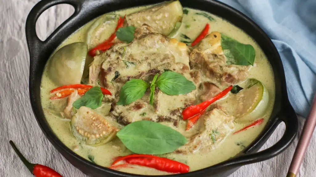 Thai Basil Lamb Curry