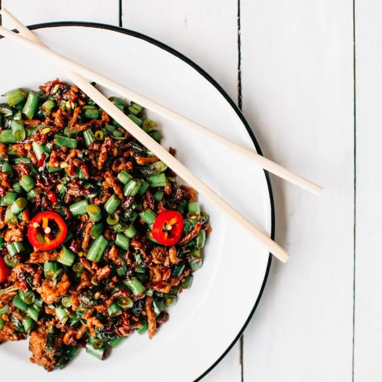 Thai Basil Pork with Green Beans