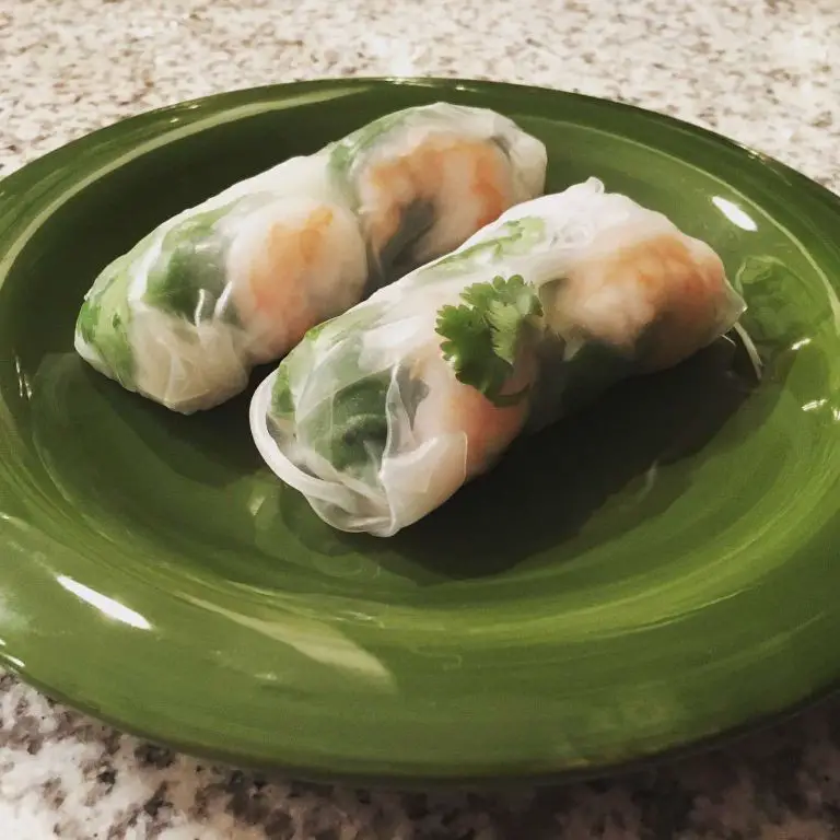 Thai Basil Vegetable Spring Rolls