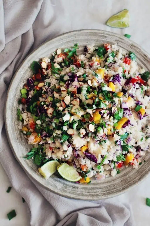 Thai Peanut Cauliflower Rice
