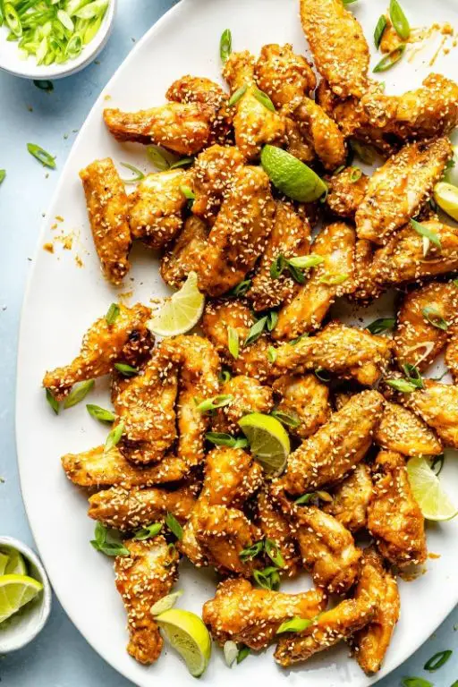 Thai Peanut Chicken Wings