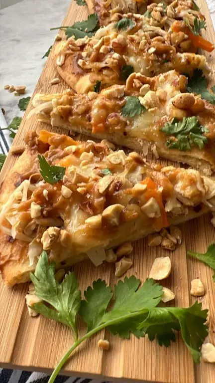 Thai Peanut Flatbread