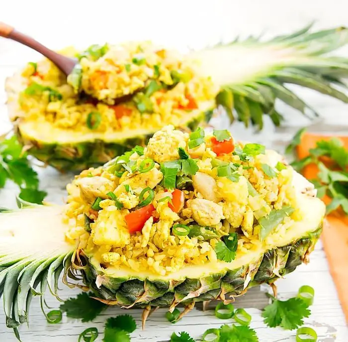 Thai Pineapple Fried Cauliflower Rice