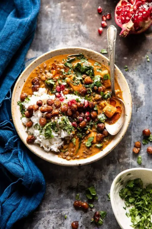 Thai Sweet Potato and Lentil Curry