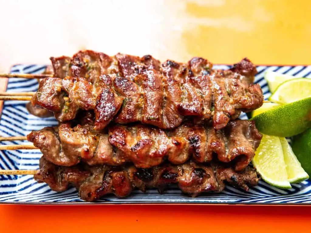 Thai-Inspired Lemongrass Pork BBQ Skewers