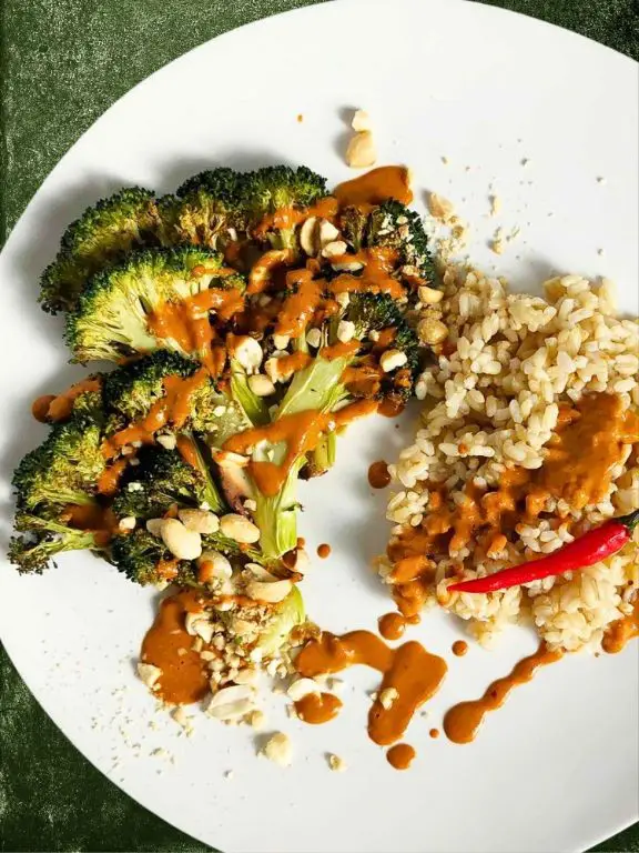 Thai-Inspired Peanut Butter Beans and Rice