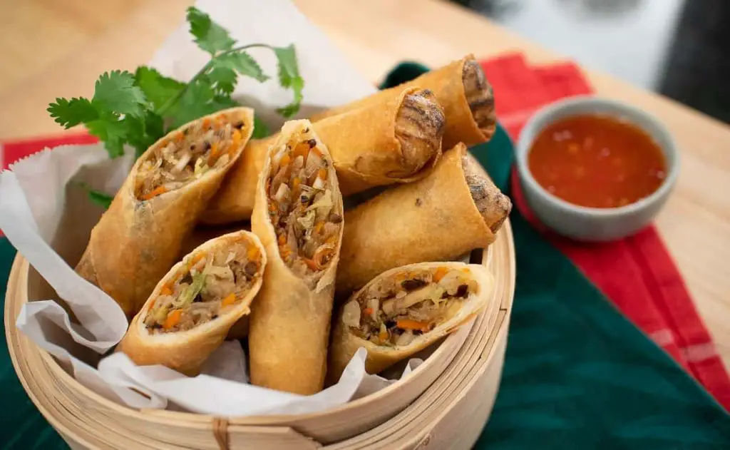 Thai-Inspired Vegetable Spring Rolls